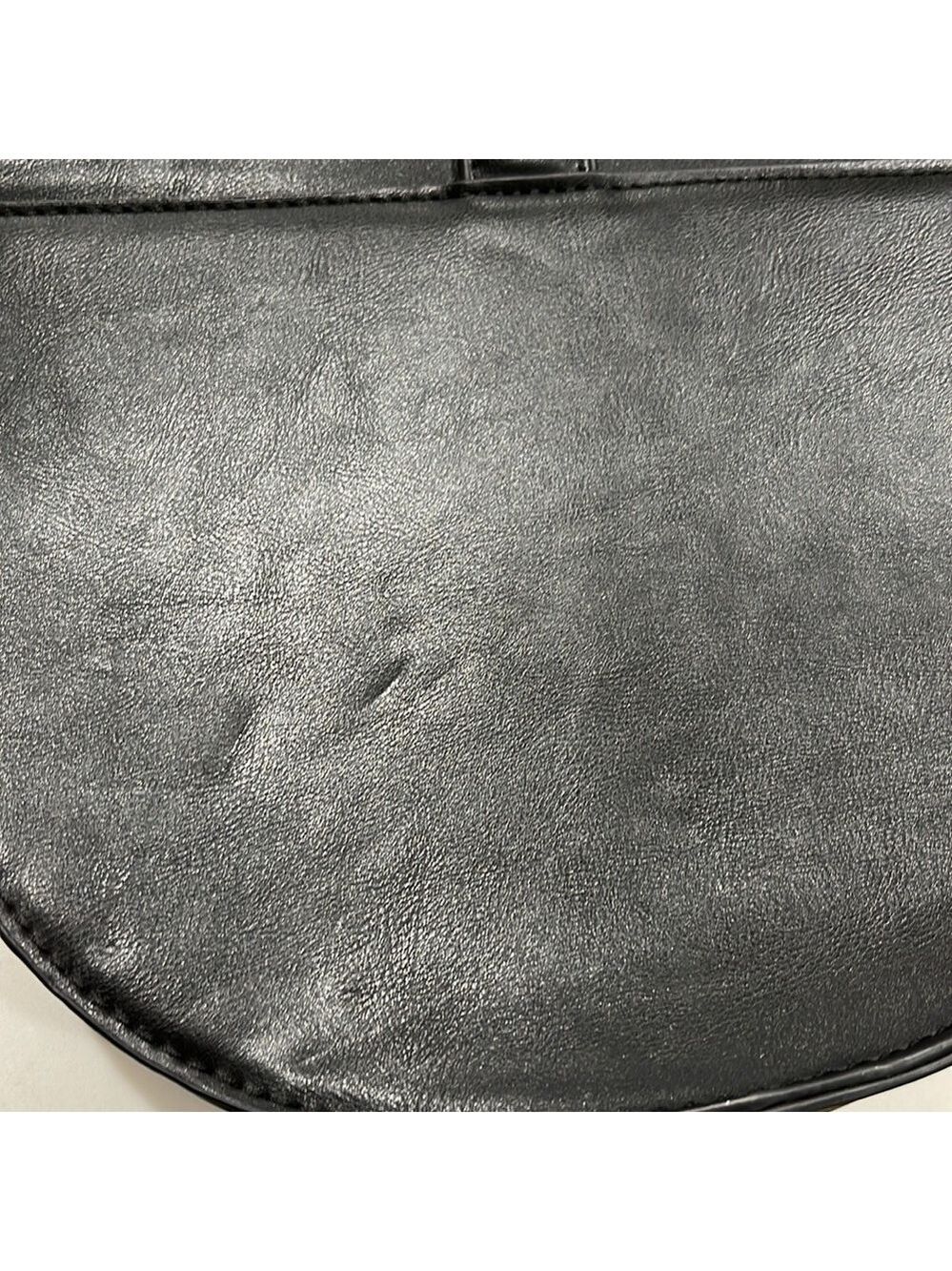 Stitch Fix Daily Look Faux Leather Flap Crossbody Bag Black - Picture 6 of 6